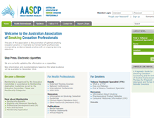 Tablet Screenshot of aascp.org.au